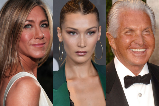Jennifer Aniston, Bella Hadid i George Hamilton - gwiazdy, które korzystają z profesjonalnych kosmetyków do opalania