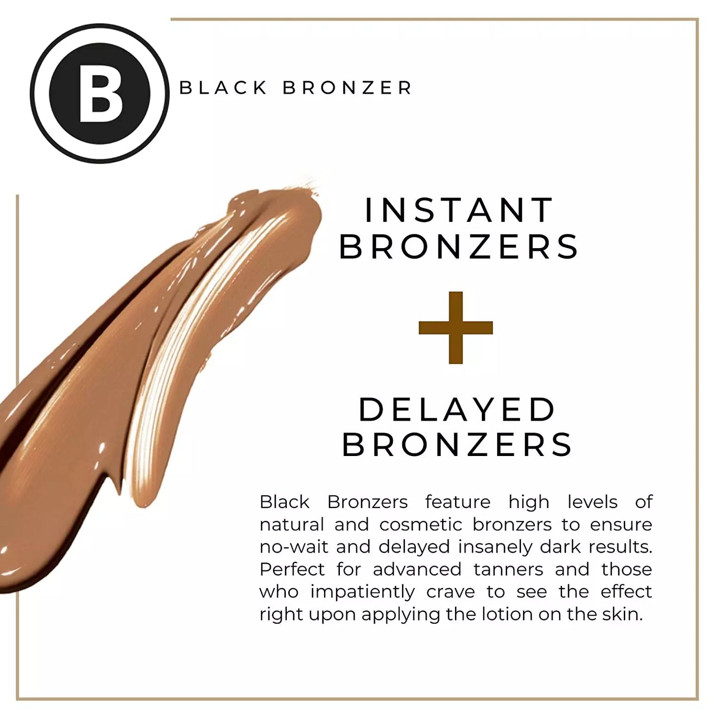 Black Cashmere Sunbed Cream - Ultra Dark Bronzer - Deep Tan