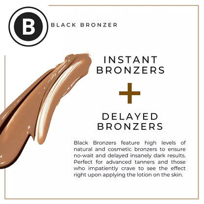 Black Cashmere Sunbed Cream - Ultra Dark Bronzer - Deep Tan